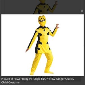 Power Ranger Jungle Fury Yellow Ranger